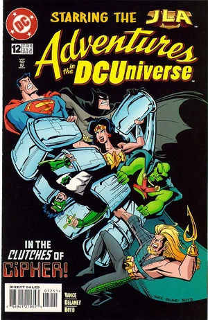 Cover for Adventures in the DC Universe #12