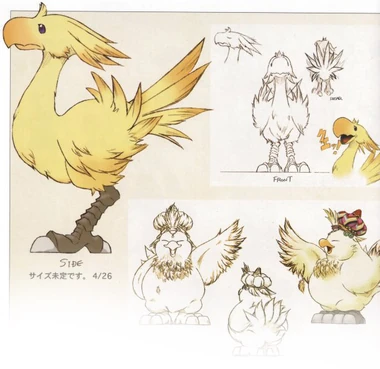 FF9 Chocobo Artwork