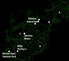 Takoma Park map