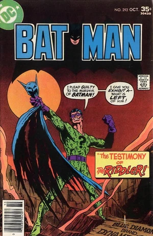 Cover for Batman #292