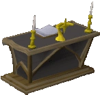 Teak altar built