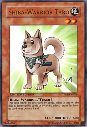 Shiba Warrior Taro Yu Gi Oh It s Time To Duel 