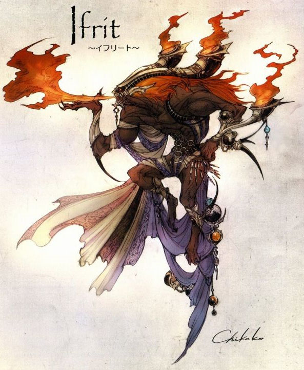 final fantasy aeon ifrit