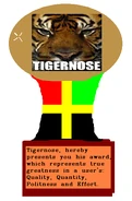 Tigernoseaward