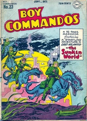 Cover for Boy Commandos #23
