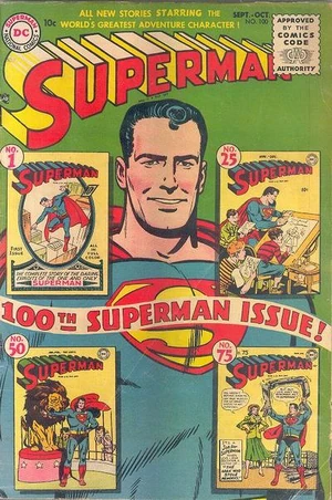 Cover for Superman #100