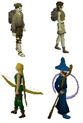 Yellow temple trekking NPCs (historical)