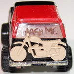 Bronco-4-Wheeler BlkRedRear