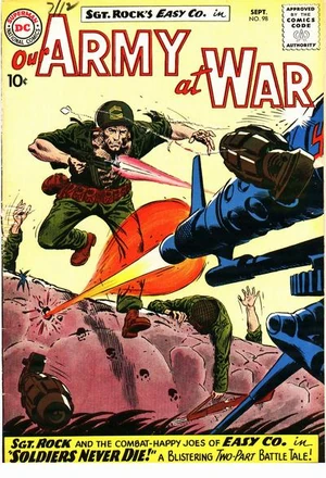 Cover for Our Army at War #98