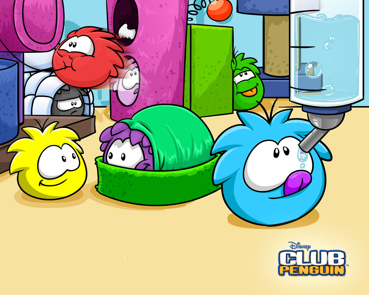 Penguin And Puffle