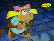 Helga as monkey