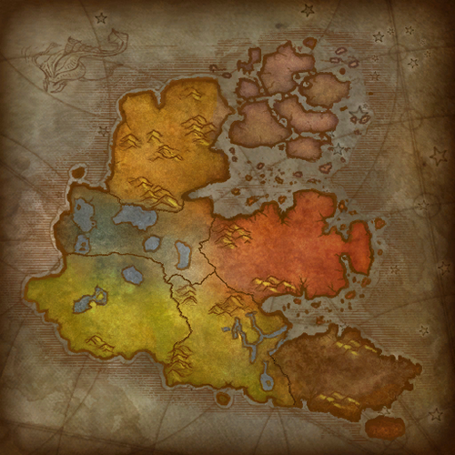 WoW Outland Map