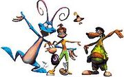 Rayman;LacMac;Betina;Flips;Cookie