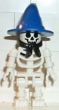 Skeleton with Standard Skull, Blue Wizard Hat, Bandana
