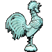 Sculpture rooster 75x75