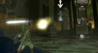 Battling possessed Zelda