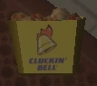 Piernas de pollo cluckin' bell