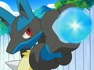EP535 Lucario usando esfera aural