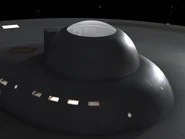 Brücke Enterprise von Aussen