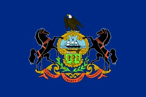 The Pennsylvania flag.
