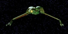 Klingon bird-of-prey image.
