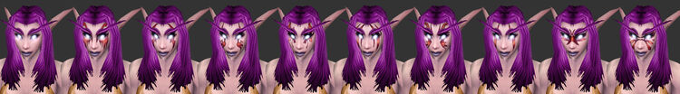 NightElf Female Facialfeatures
