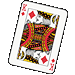 Standard 75x75 collect cards diamonds king 01