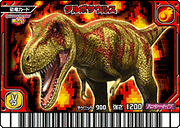 Tarbosaurus card