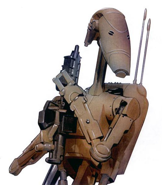 battle droid bust