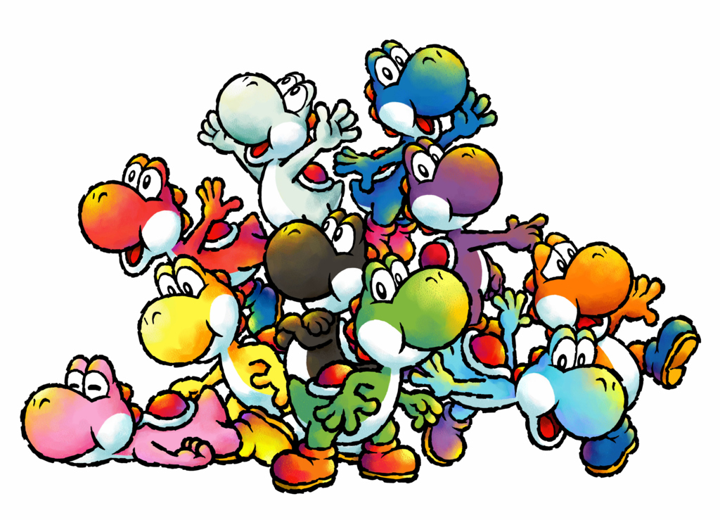 Colour In Yoshi