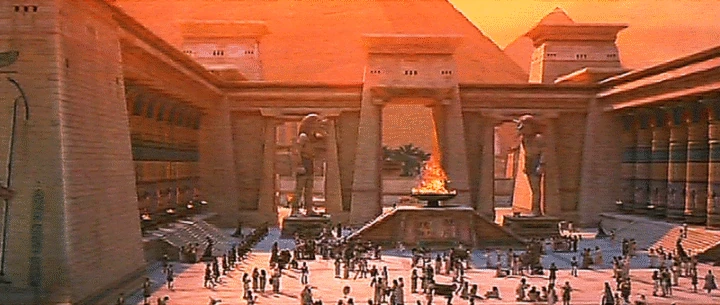 The Mummy hadirkan banyak bangunan bersejarah Mesir