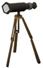 Wooden telescope built