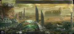 Ogame Gas Giant Facilities Backdrop