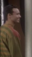 Human smiling at Dax