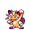 Imagen de Meowth variocolor en Pokémon Cristal