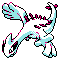 Imagen de Lugia variocolor en Pokémon Cristal
