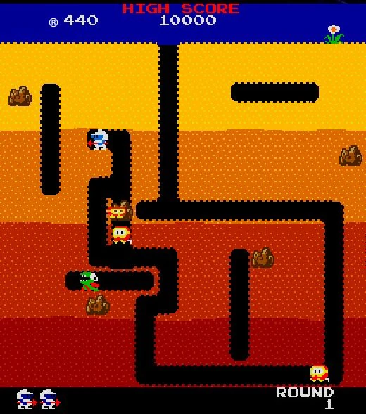 play dig dug