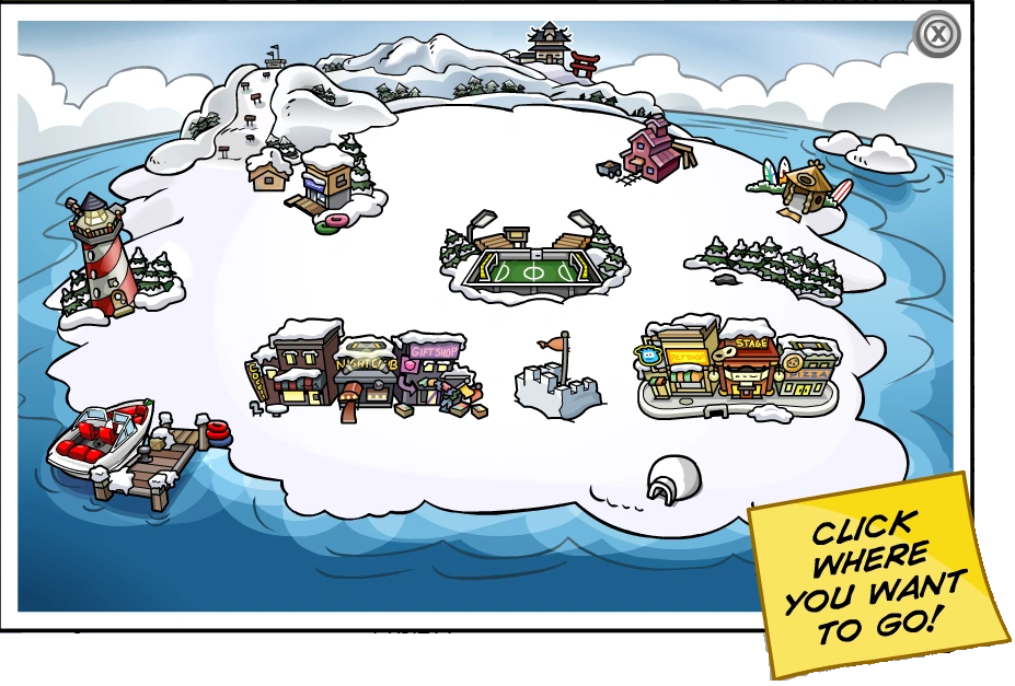 ClubPenguin map