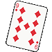 Standard 75x75 collect cards diamonds 9 01