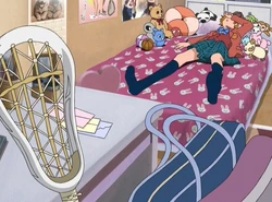 Nagisa on bed
