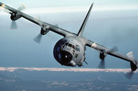AC-130A pylon turn