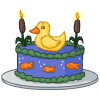 Duckie cake.gif