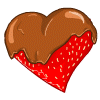 Chocolate covered strawberry.gif