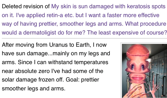 Sun damage