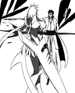 Aizen slashes Harribel