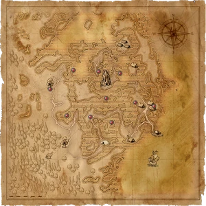 Map Swamp monoliths