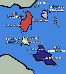 Mapa de Islas Remolino