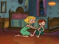 Olga's tickling Lila.JPG