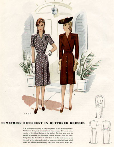 Mccall Patterns on Mccall 5907 Vintage Sewing Patterns
