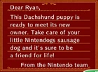 The Dachshund letter